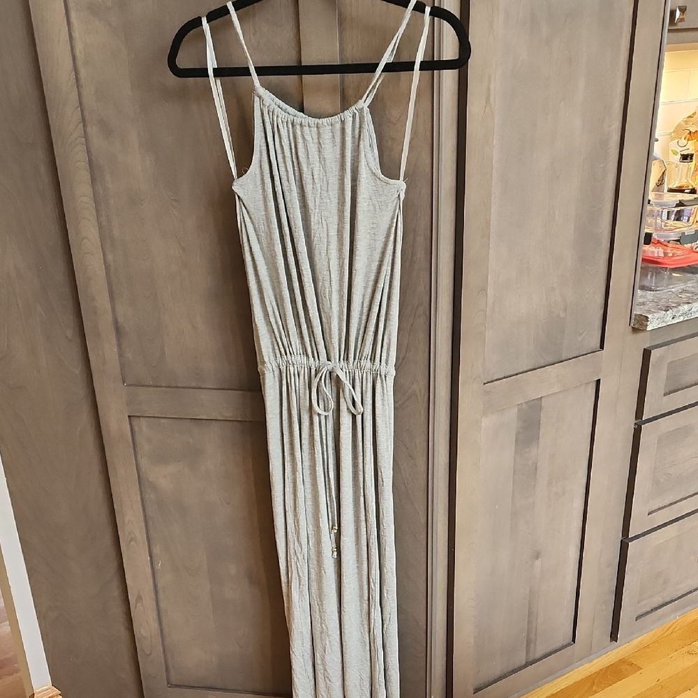Victoria's Secret Pleated Tie Front Maxi Sundress